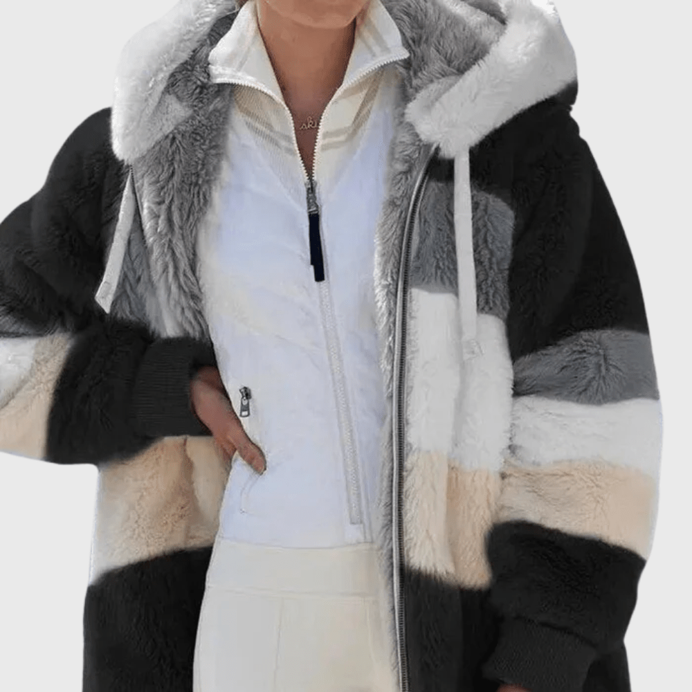 Multicolor Warm Puffer Jacket | Elegant Design for Cold Weather Wear - Satinni