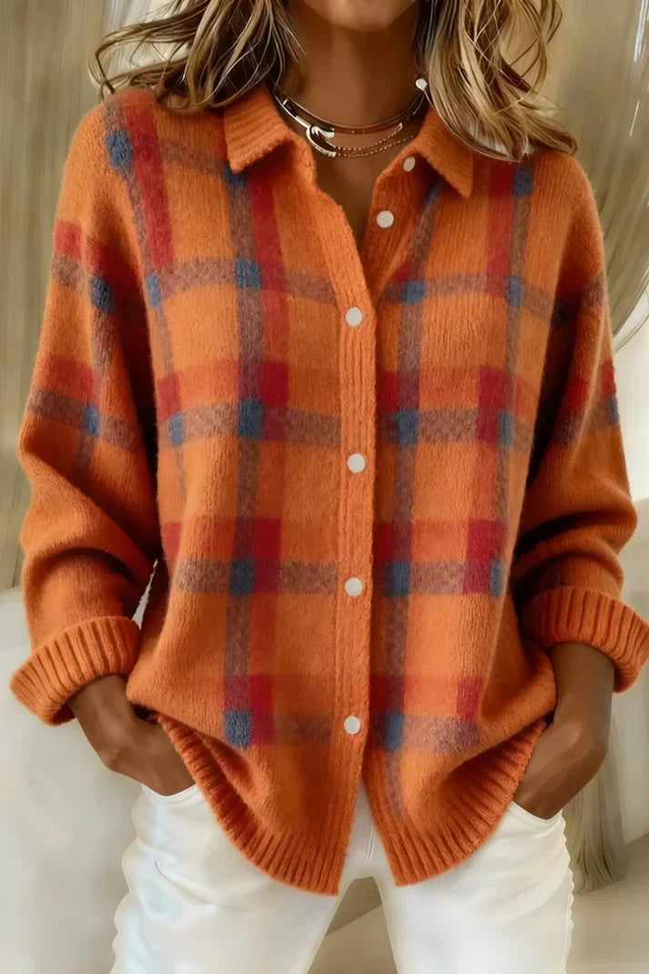 Elegant Cozy Cardigan in Soft Knit for Casual Wear and Layering