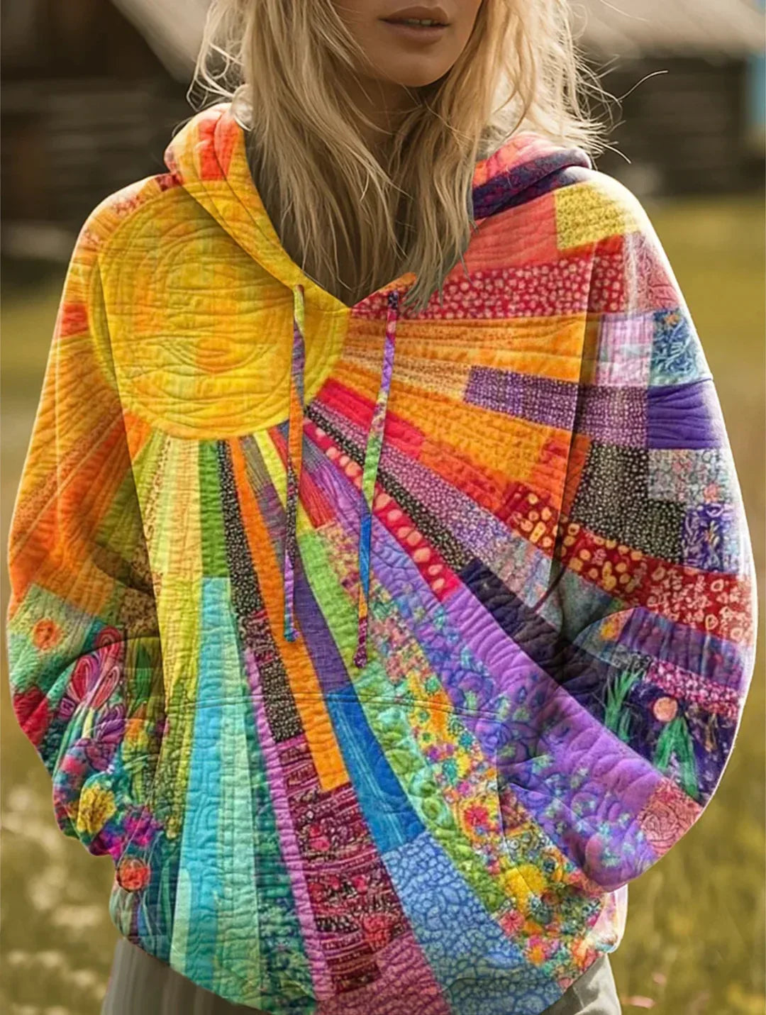 Artful Statement Hoodie | Comfortable Cotton Blend | Casual Wear for Everyday Use