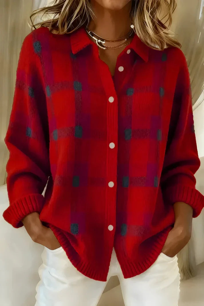 Elegant Cozy Cardigan in Soft Knit for Casual Wear and Layering