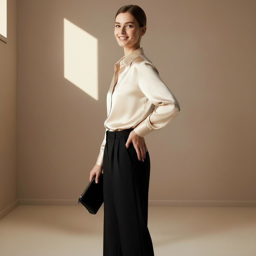 Skin Satin Shirt - Satinni
