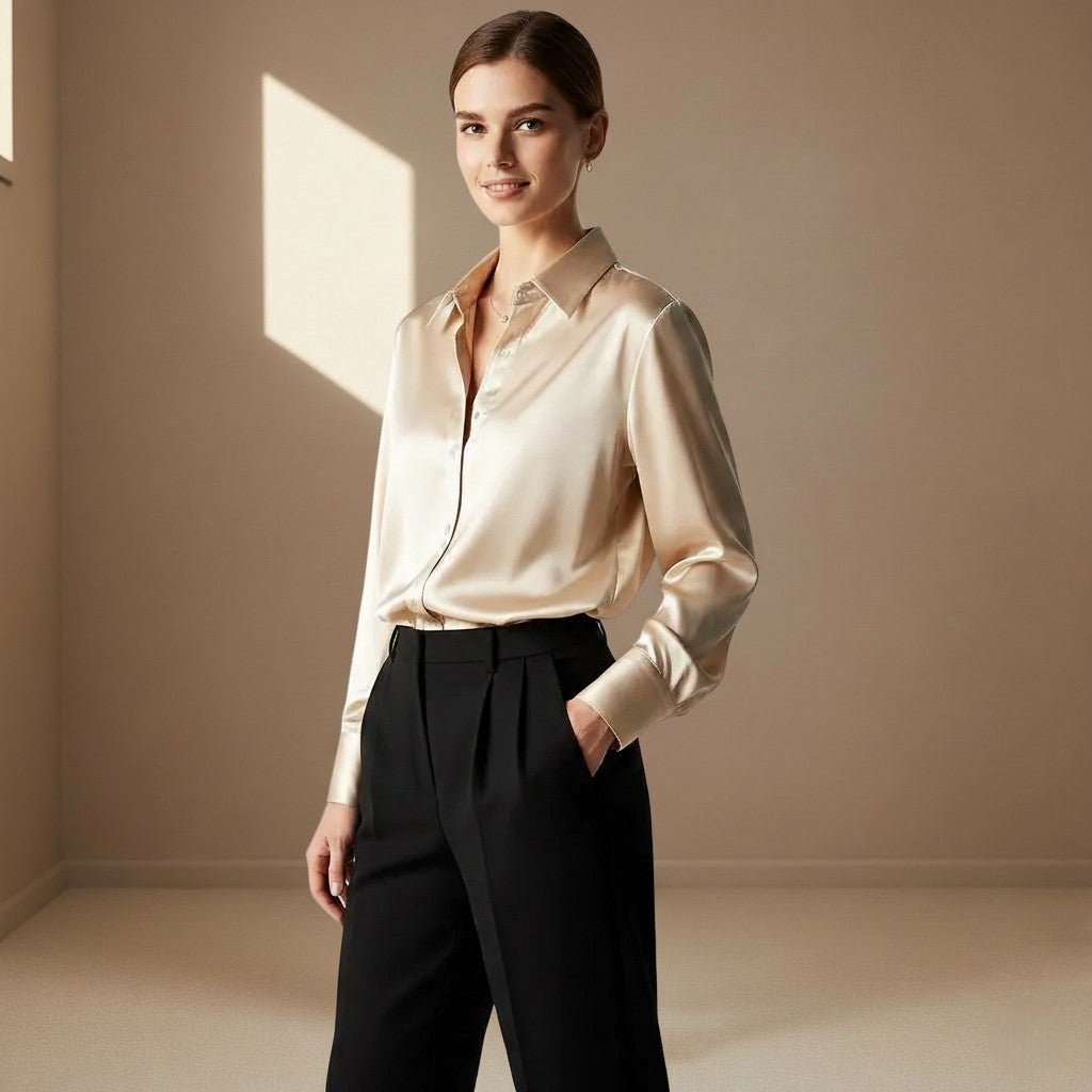 Skin Satin Shirt - Satinni