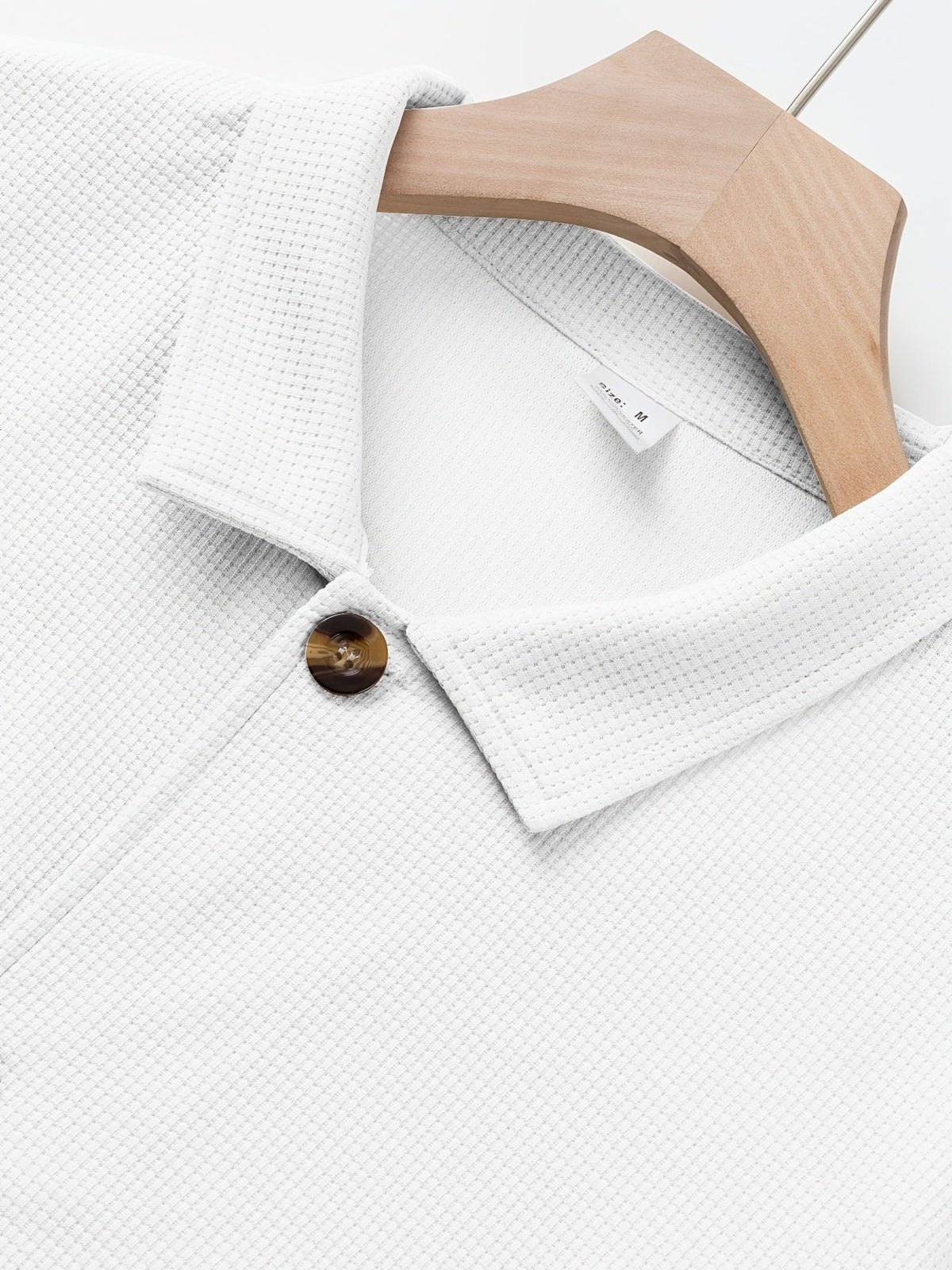 Textured Button-Up Jacket for Men | Casual Wear | Versatile Layering Piece - Satinni