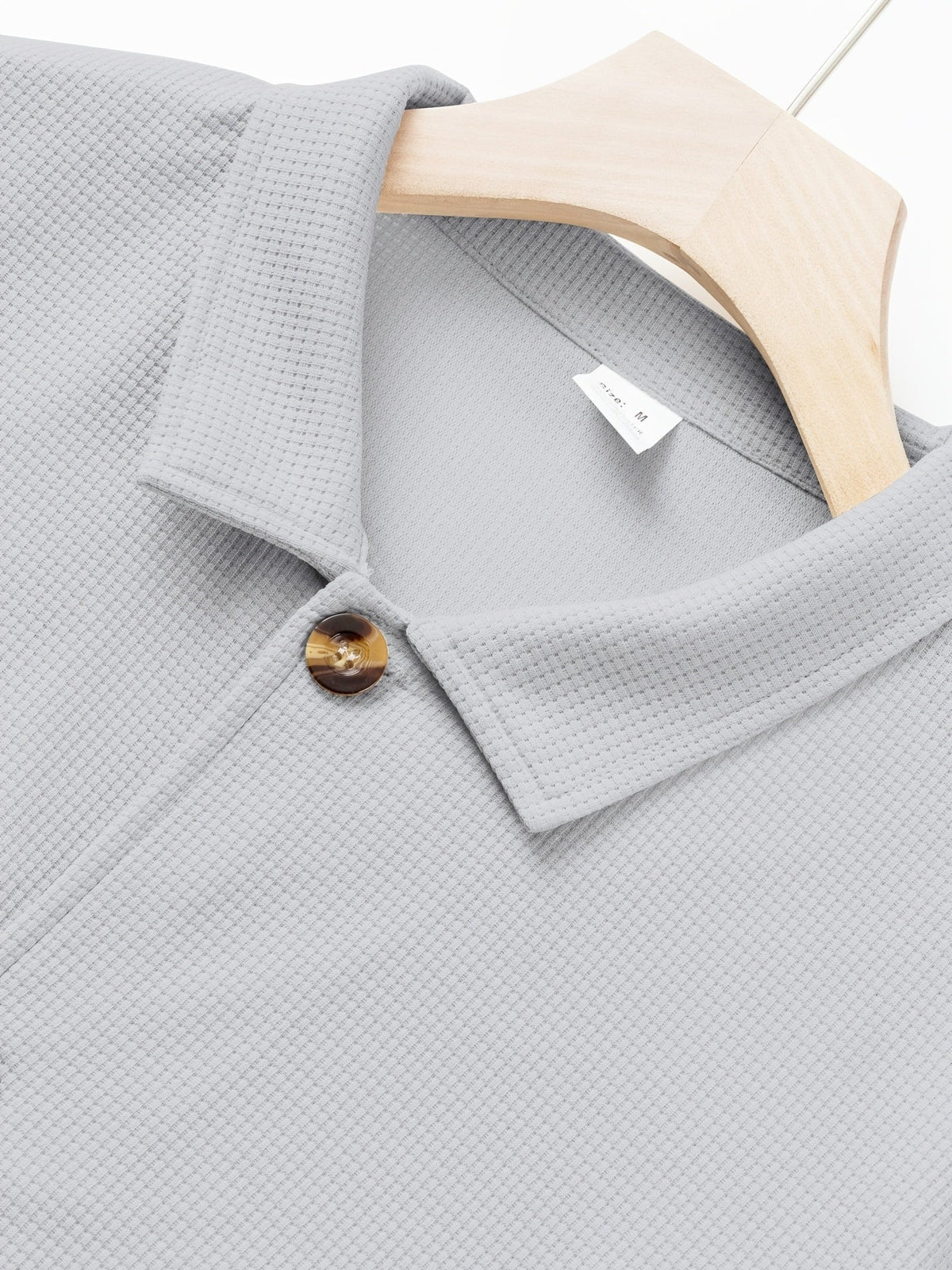 Textured Button-Up Jacket for Men | Casual Wear | Versatile Layering Piece - Satinni
