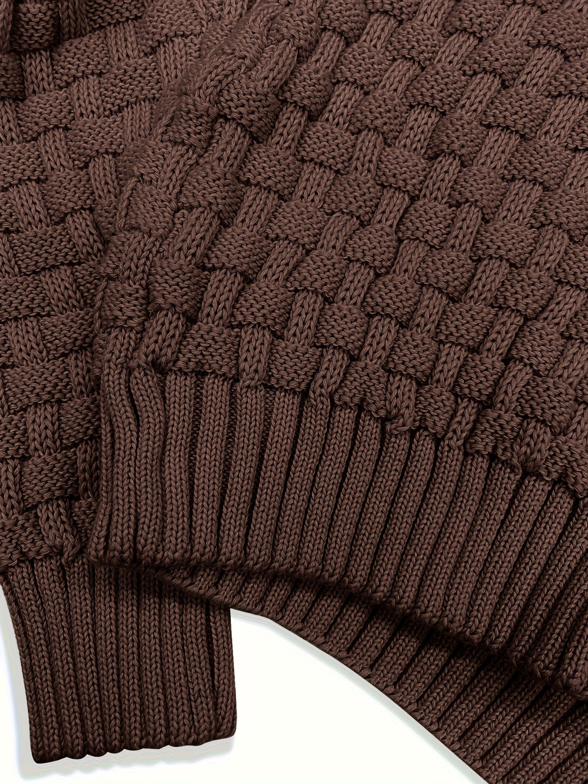 Textured Shawl-Collar Sweater for Men | Cozy Knitwear for Casual Wear - Satinni