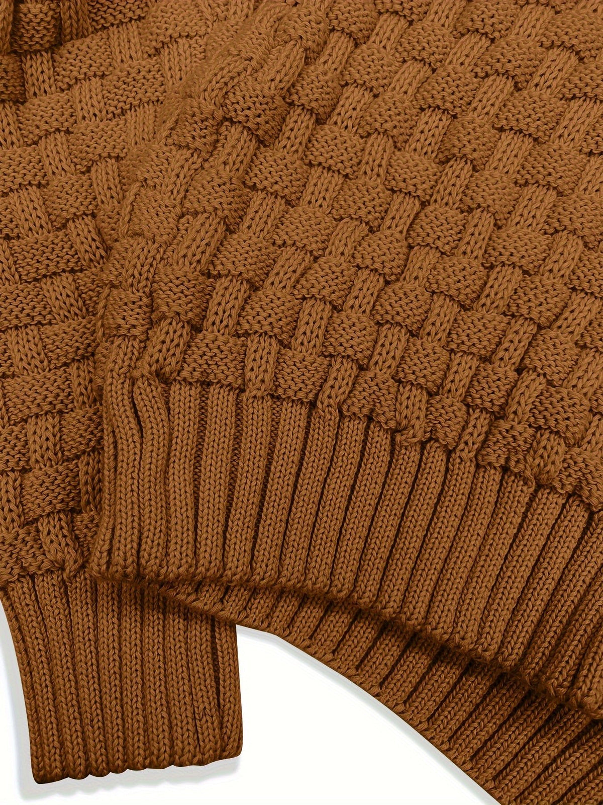 Textured Shawl-Collar Sweater for Men | Cozy Knitwear for Casual Wear - Satinni