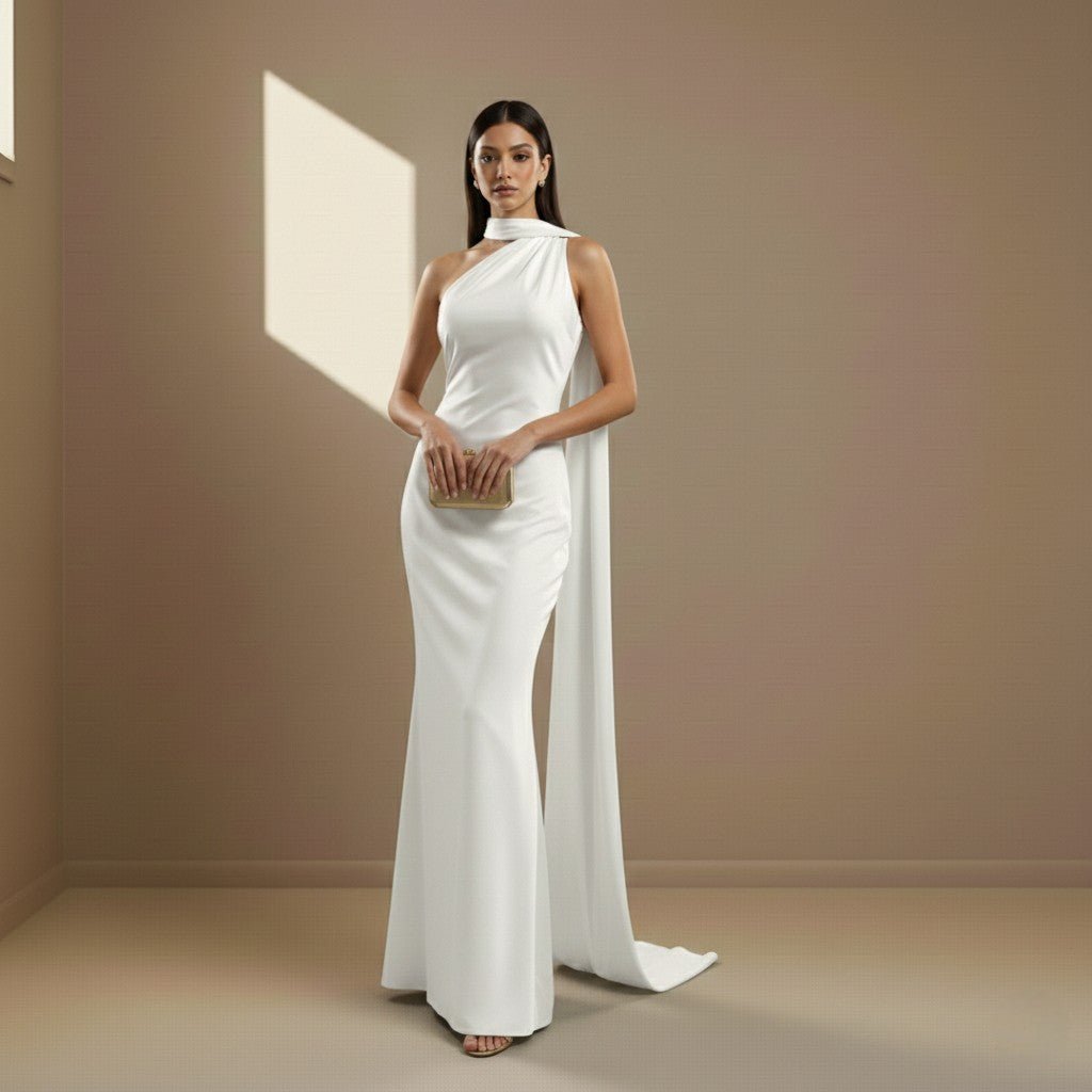 White satin dress - Satinni