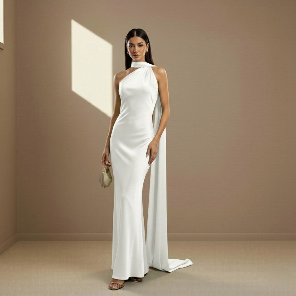 White satin dress - Satinni