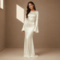 White satin dress - Satinni