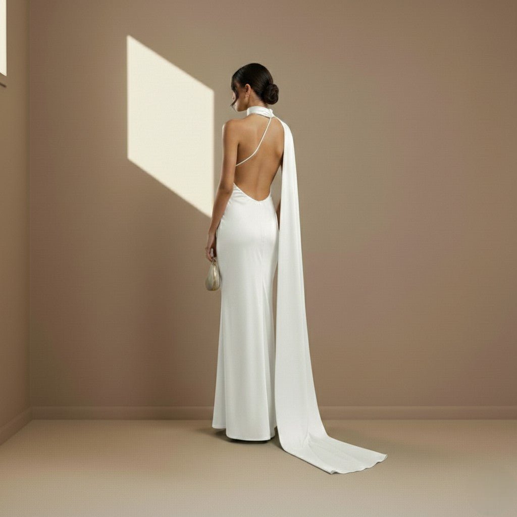 White satin dress - Satinni
